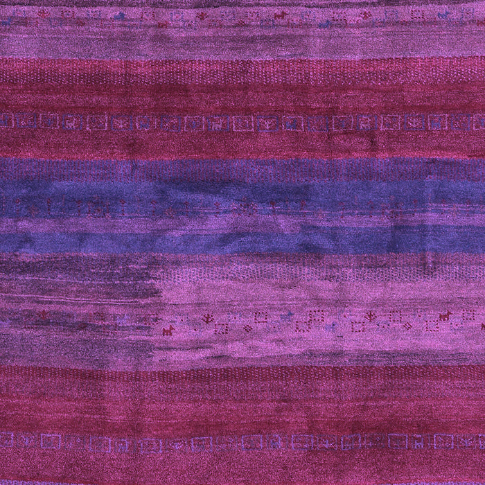 Abstract Purple Contemporary Rug, con2043pur