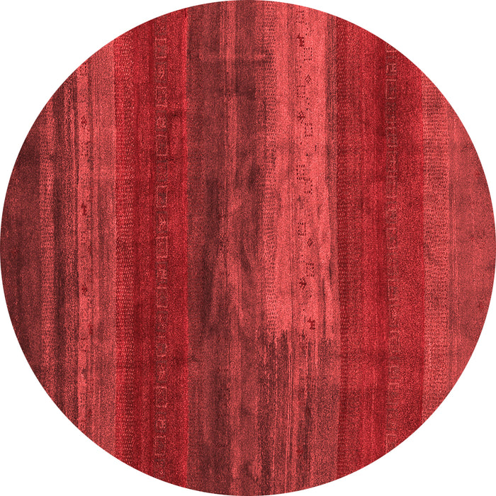 Abstract Red Contemporary Rug, con2043red