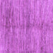 Square Abstract Purple Contemporary Rug, con2044pur