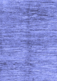 Abstract Blue Contemporary Rug, con2044blu