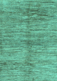 Abstract Turquoise Contemporary Rug, con2044turq