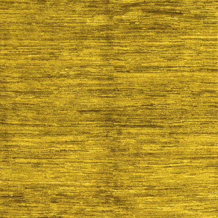 Abstract Yellow Contemporary Rug, con2044yw