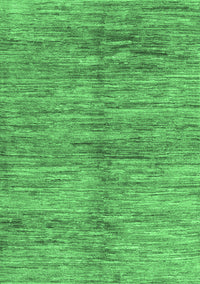 Abstract Emerald Green Contemporary Rug, con2044emgrn