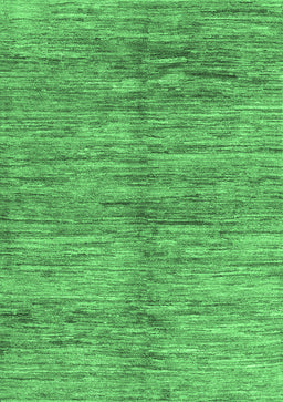 Abstract Emerald Green Contemporary Rug, con2044emgrn