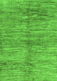 Abstract Green Contemporary Rug, con2044grn