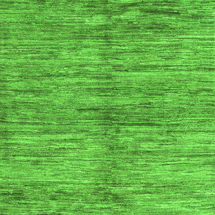 Abstract Green Contemporary Rug, con2044grn