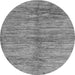 Machine Washable Abstract Gray Contemporary Rug, wshcon2044gry