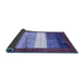 Sideview of Abstract Blue Contemporary Rug, con2045blu