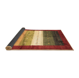 Sideview of Abstract Brown Contemporary Rug, con2045brn