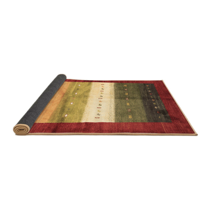 Sideview of Abstract Brown Contemporary Rug, con2045brn