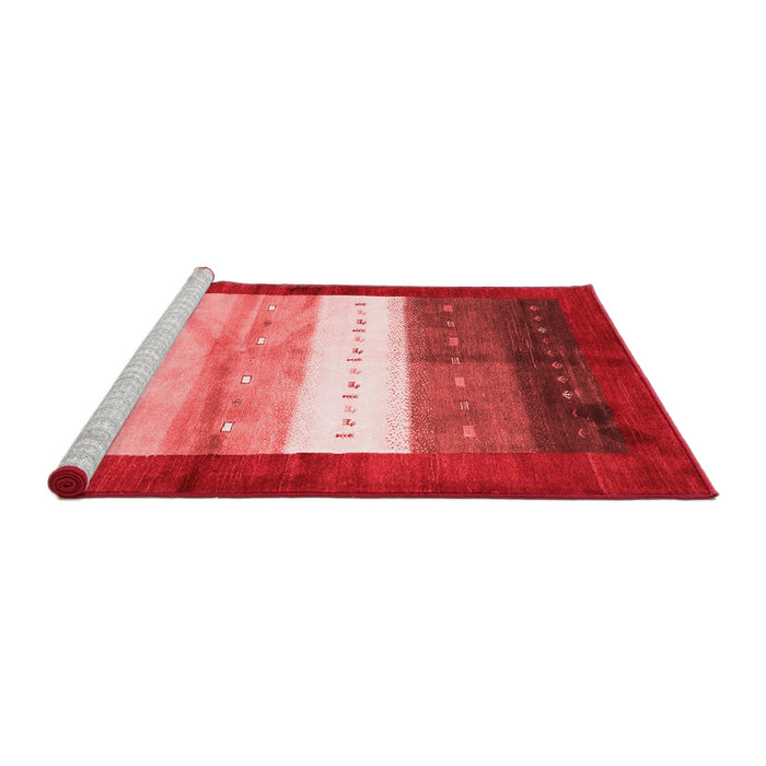 Contemporary Red Washable Rugs