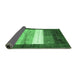 Sideview of Abstract Emerald Green Contemporary Rug, con2045emgrn