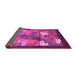 Sideview of Abstract Pink Contemporary Rug, con2046pnk