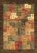 Abstract Brown Contemporary Rug, con2046brn