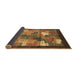 Sideview of Abstract Brown Contemporary Rug, con2046brn