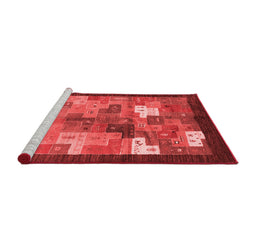 Contemporary Red Washable Rugs