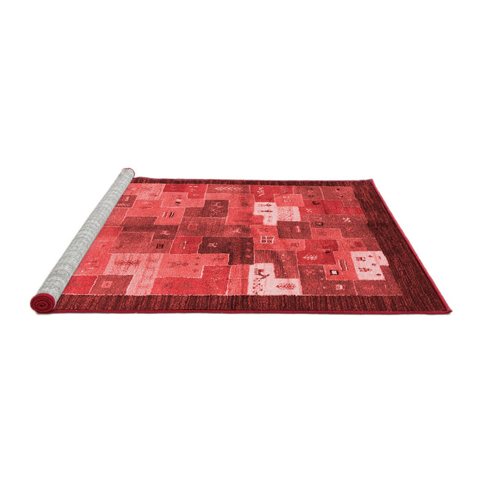 Contemporary Red Washable Rugs