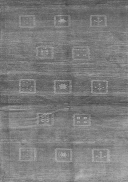 Abstract Gray Contemporary Rug, con2047gry