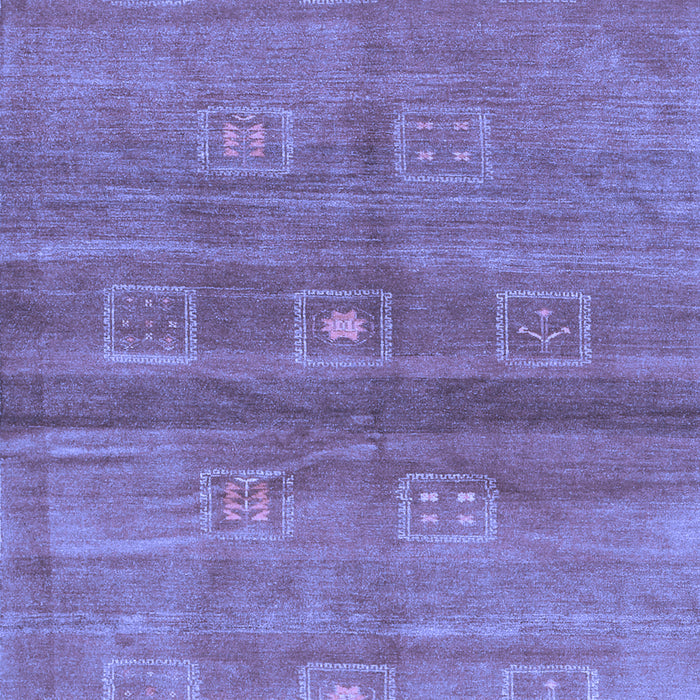 Abstract Blue Contemporary Rug, con2047blu