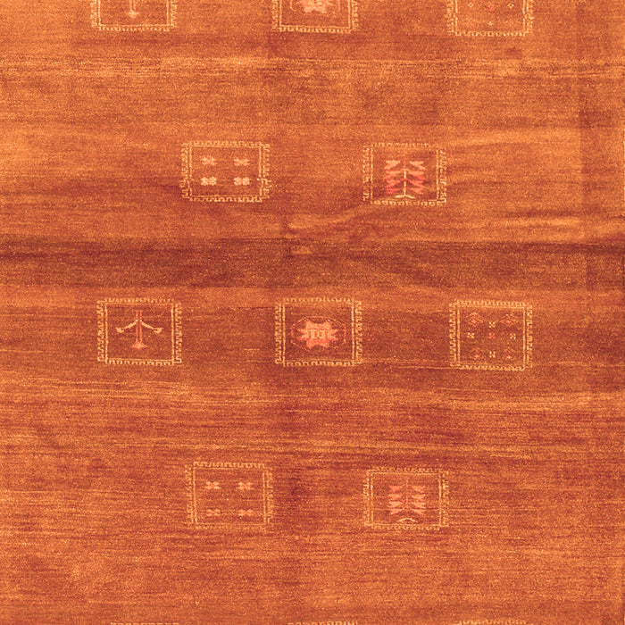 Serging Thickness of Machine Washable Abstract Orange Contemporary Area Rugs, wshcon2047org