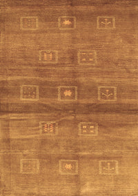 Abstract Brown Contemporary Rug, con2047brn