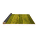 Sideview of Abstract Yellow Contemporary Rug, con2048yw