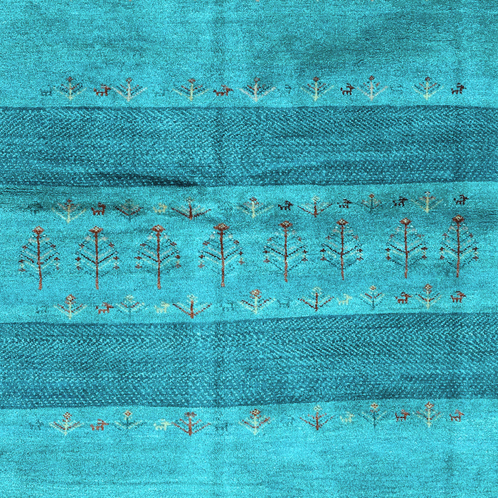 Machine Washable Abstract Light Blue Contemporary Rug, wshcon2048lblu