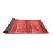 Abstract Red Contemporary Area Rugs