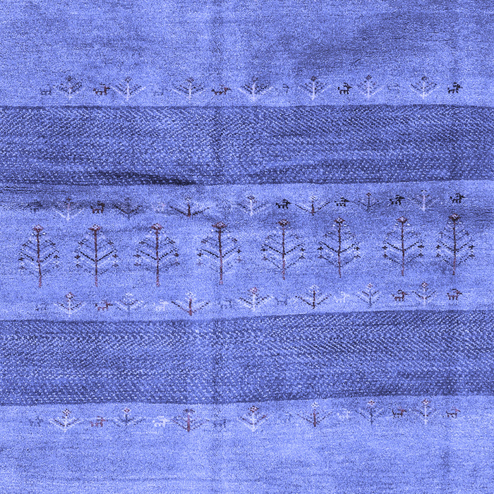 Machine Washable Abstract Blue Contemporary Rug, wshcon2048blu