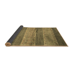 Sideview of Abstract Brown Contemporary Rug, con2048brn