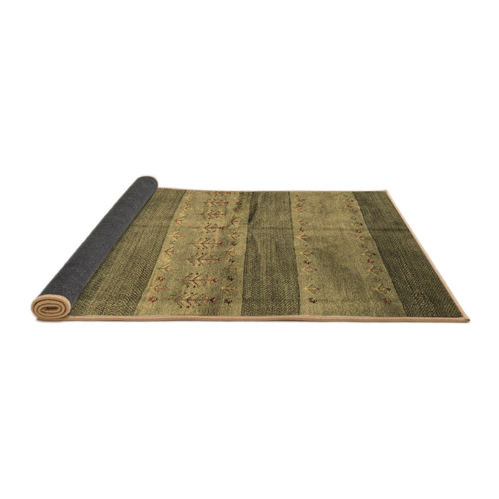 Sideview of Abstract Brown Contemporary Rug, con2048brn