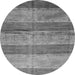 Machine Washable Abstract Gray Contemporary Rug, wshcon2048gry