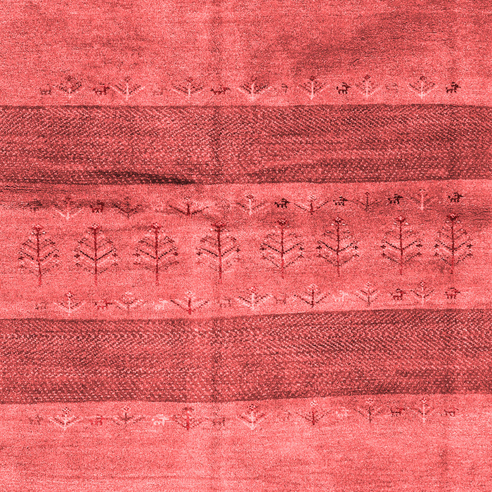 Abstract Red Contemporary Area Rugs