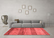 Contemporary Red Washable Rugs