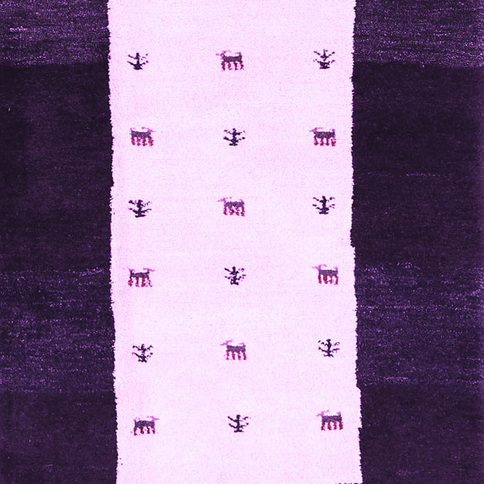 Machine Washable Abstract Purple Contemporary Area Rugs, wshcon2049pur