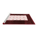 Contemporary Red Washable Rugs