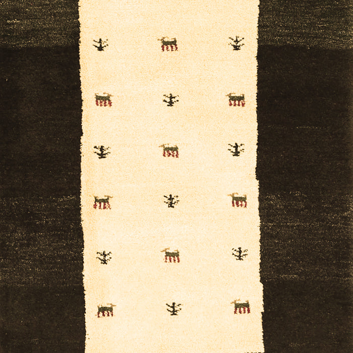 Machine Washable Abstract Brown Contemporary Rug, wshcon2049brn