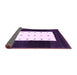 Sideview of Abstract Purple Contemporary Rug, con2049pur