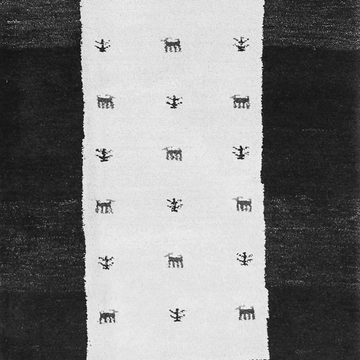 Abstract Gray Contemporary Rug, con2049gry