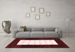 Contemporary Red Washable Rugs