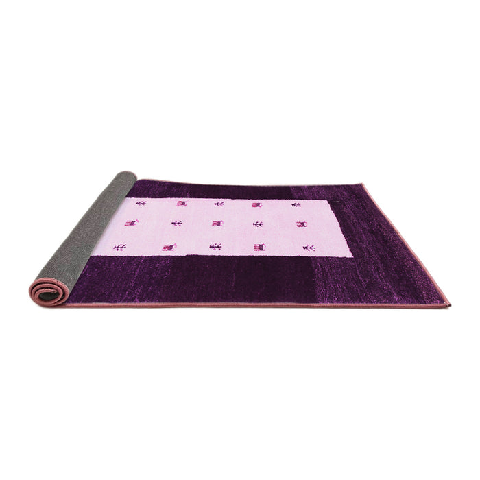 Sideview of Abstract Pink Contemporary Rug, con2049pnk