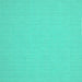 Square Machine Washable Solid Turquoise Modern Area Rugs, wshcon204turq