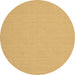 Round Solid Brown Modern Rug, con204brn