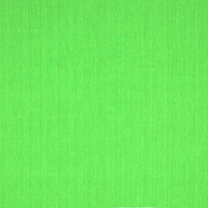 Serging Thickness of Solid Green Modern Rug, con204grn