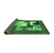 Sideview of Abstract Emerald Green Contemporary Rug, con2050emgrn