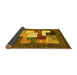 Sideview of Abstract Yellow Contemporary Rug, con2050yw