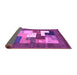 Sideview of Abstract Purple Contemporary Rug, con2050pur