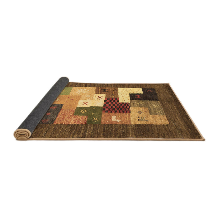Sideview of Abstract Brown Contemporary Rug, con2050brn