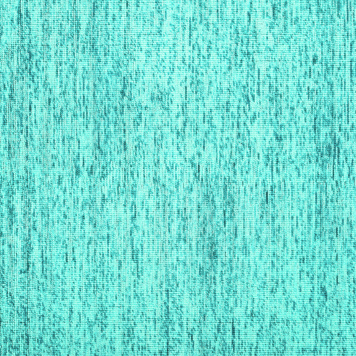 Square Abstract Turquoise Contemporary Rug, con2051turq