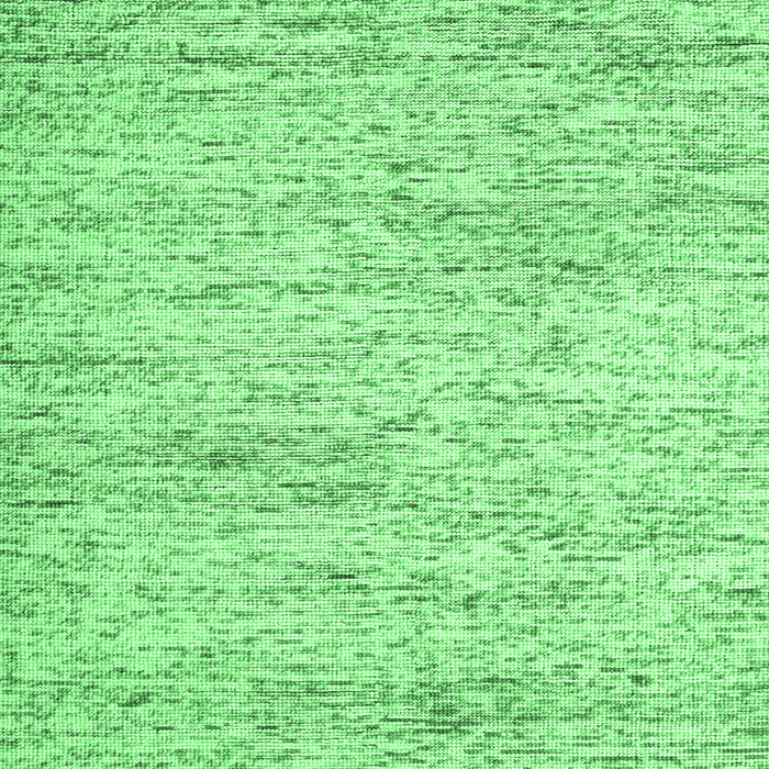 Square Machine Washable Abstract Emerald Green Contemporary Area Rugs, wshcon2051emgrn